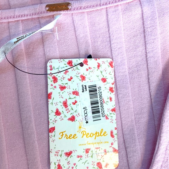 Free People Central Park Cardigan Blush Pink - Picture 7 of 8